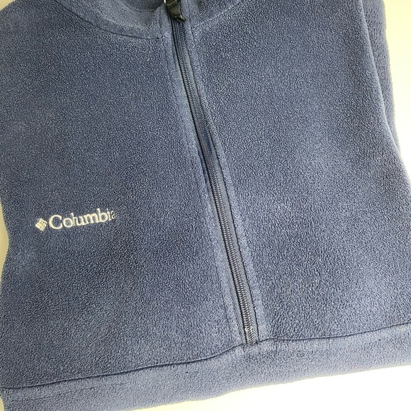 Colombia unisex  size XL . 1/2 zip fleece navy in color camping hiking outdoors - Picture 8 of 9